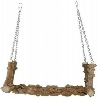 Panama Pet Vogelkäfig-Zubehör Schaukel für Vogelkäfige aus Hölzernes 37x15cm