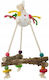 Panama Pet Vogelkäfigzubehör Seil für Vogelkäfige aus Holz 44x27,5cm