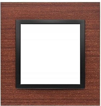Kontakt-Simon Switch Frame 1 Position In Black Color DRN1/87