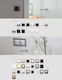 Kontakt-Simon Switch Frame 2 Positions Horizontal Placement In Black Color DRN2/87