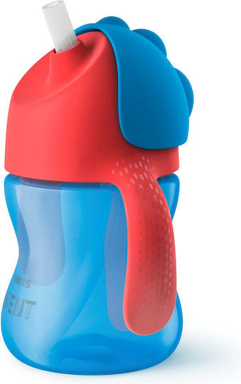 Philips Păhărel pentru copii cu mânere și pai Avent din plastic multicolor 200ml