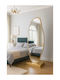 SteweHome Asymmetric Mirror with Silver Wooden Frame