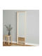 Home&Styling Collection Boden- oder Standspiegel mit Beigen Holzrahmen