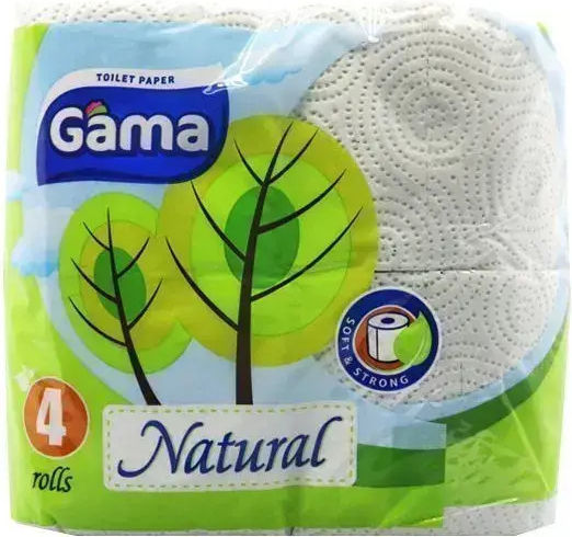 Gama Brands Χαρτί Υγείας 3 Φύλλων 4 Συσκευασίες
