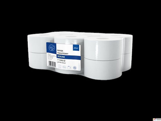 Jumbo Toilettenpapier 2 Lagen 12 Packungen