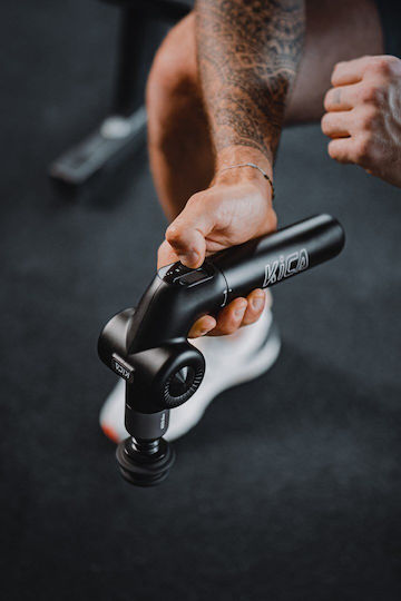 Massage Gun for the Head with Vibration and Heating Function Black