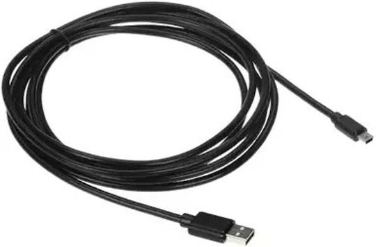 Unitek USB 2.0 Cable USB-A male - mini USB-A male 3m Y-C1433EBK03