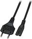 EFB Euro / IEC C7 Kabel 3m Schwarz EK502.3V2