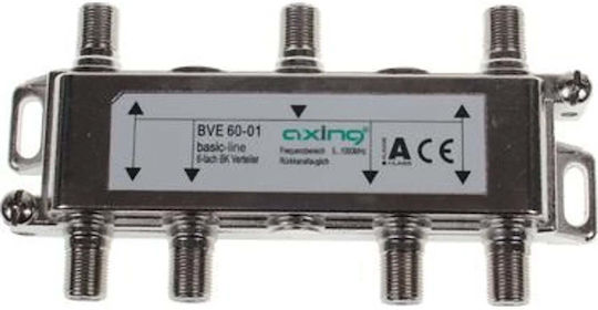 Axing Bve 6-01 Разклонител за Антена 6 Изхода 5-1006 Mhz