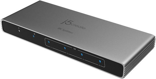 J5create HDMI 2.1 8K Сплитер с 4 Посоки Jdsh814-n
