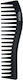 Uppercut Deluxe Pieptene de păr negru 5cm