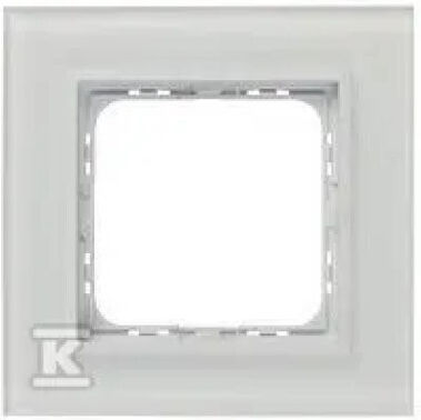 Sonata Einzelrahmen Weiß Mattes Glas R-1rgc 78 00