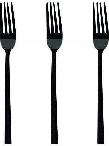 Kulig Set Gabeln Fagitu Inox Schwarz 21.3cm 3 Stück