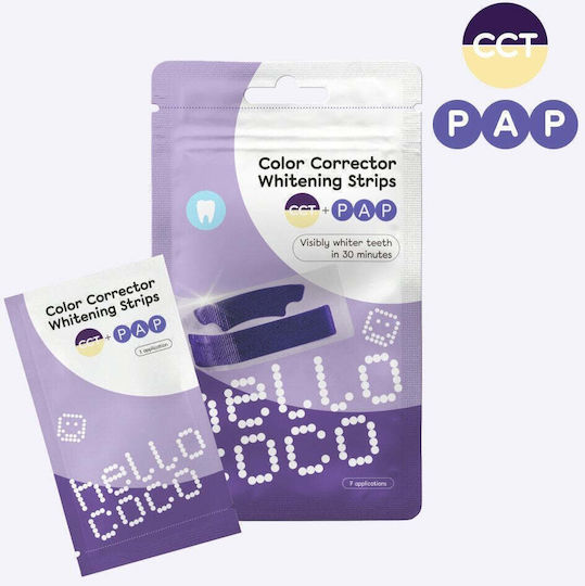 Hello Coco Streifen & Zahnpasta Zahnaufheller 14 Stück