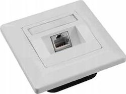 Solarix Cat6 Utp Socket 1 X Rj45 Under Crossbar