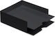 Moxom Ablagekorb Schwarz 32x26x6cm