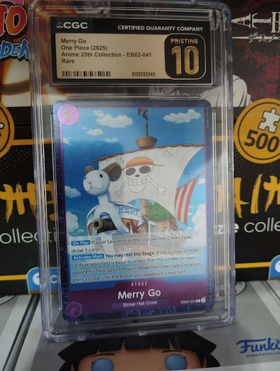 Cgc Pristine 10 Merry Go One Piece (2025) Anime 25th Collection - EB02-041 Rare Single Card (EN)
