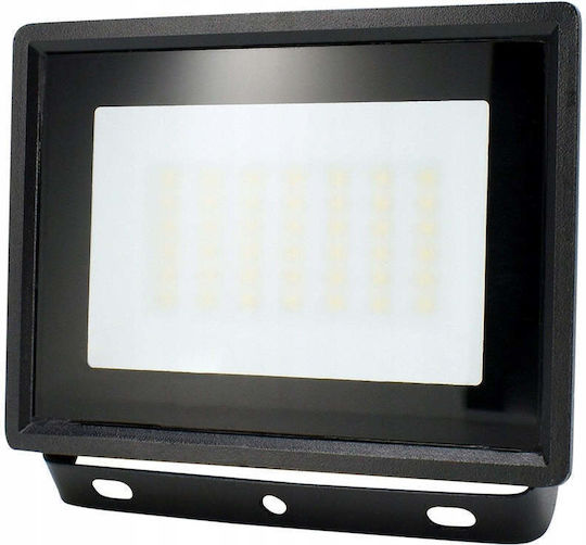 Bemko Στεγανός Προβολέας LED 30W Φυσικό Λευκό 4000K IP65