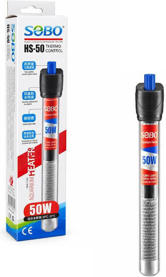 Sobo Aquarium Heater 50w Adjustable Temperature Hs-50 – Adjustable Aquarium Heater Tf246777