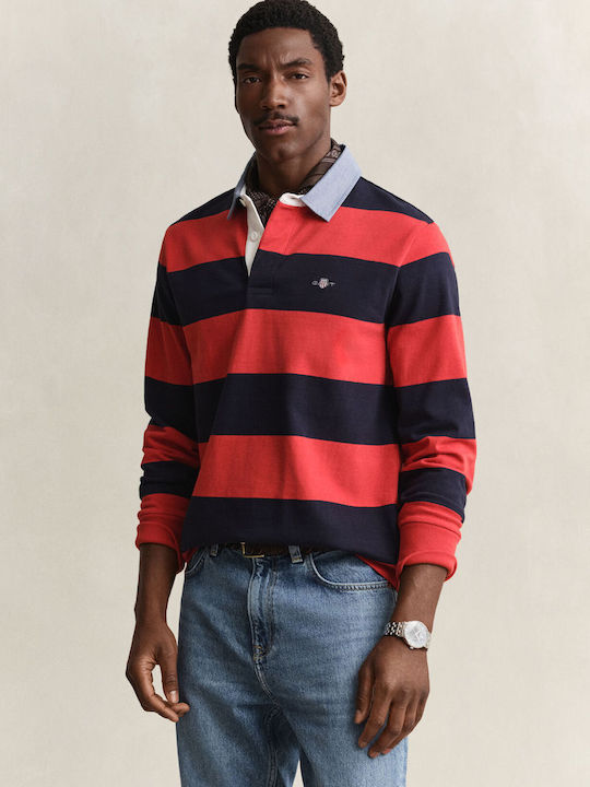 Gant Polo Μπλούζα Μακρυμάνικη Lightred