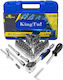 ISMA Fieldmann Ratschen- und Steckschlüssel-Set 1/4" 53 Stück