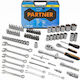 Partner Clichet cu chei tubulare 1\2" & 1\4" 82 bucăți