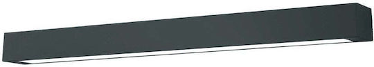 Light Prestige Classic Bathroom Wall Light with Integrated LED and Warm to Cool White Light Black