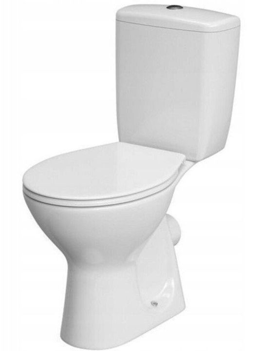 Cersanit Floor-Standing Toilet with Cover Soft Close White 5902273256731