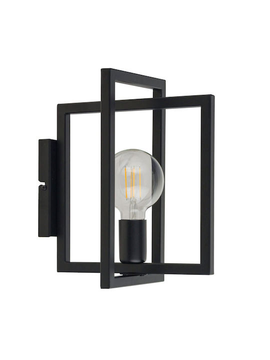 Sigma Eden Светлинa за стена Черен 28x18x31см