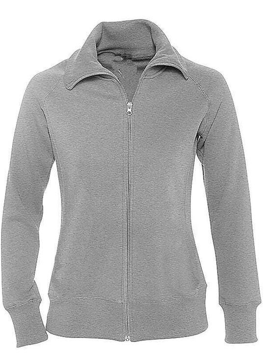 Sweatshirt Für Damen Grau Melange 4A100500GR