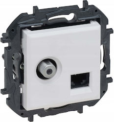 Legrand TV-Antennensteckdose in Weiß Farbe 863177B