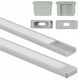 Eco Light Set 4 Pieces LED Strip Aluminum Profile 200cm