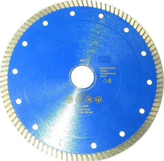 Wolfmann Diamond Cutting Disc 200 X 25.4mm Stone Fkt Baier Baifkt-200 8746