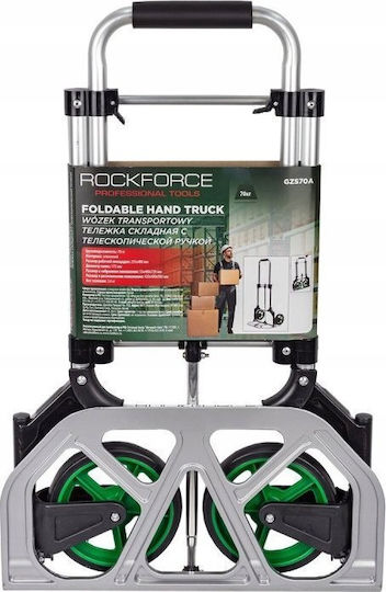 Rockforce Cărucior Pliabil pentru Unelte Platformă de Transport cu Construcție Durabilă