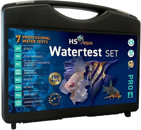Тест на Параметрите на Пресна Вода за Аквариуми и Езера Hs Aqua Test Pro Case