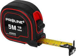 Pro-line Ταινία Μέτρησης 8m/25mm Διπλής Όψης Μαγνητική Νάιλον Επίστρωση Κλιπ Ζώνης