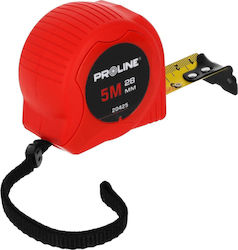 Pro-line Μεταλλική Μεζούρα 5m/28mm Μαγνητική Νάιλον Επικάλυψη Ce