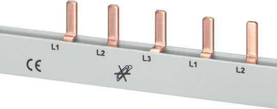 Connection Rail 3p 10mm2 Stick 11 Modul Rccb 3+n Right Side Full Insulation 5st3624