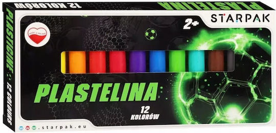 Starpak Football Knete mit 12 Farben für 3+ Jahre