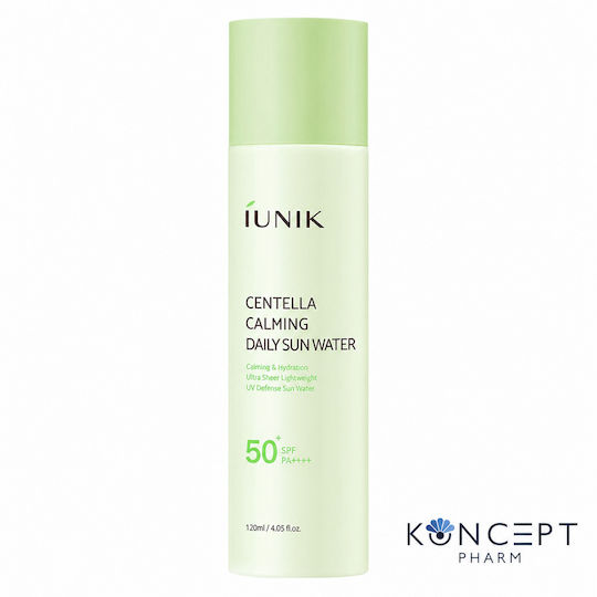iUNIK Centella Beruhigendes Tägliches Sonnenwasser Gesicht SPF50+ 120ml