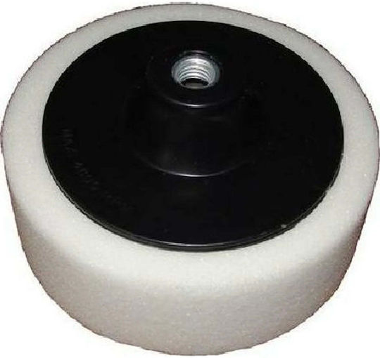 Silver Polishing Grinding Disc 180mm White Hard Sponge M14 Ex10695