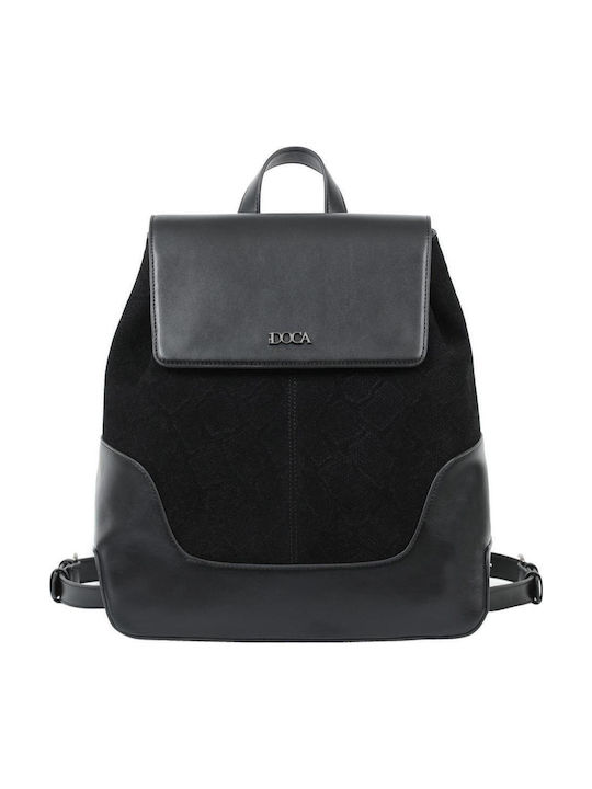 Damen Rucksack Wildleder Schwarze