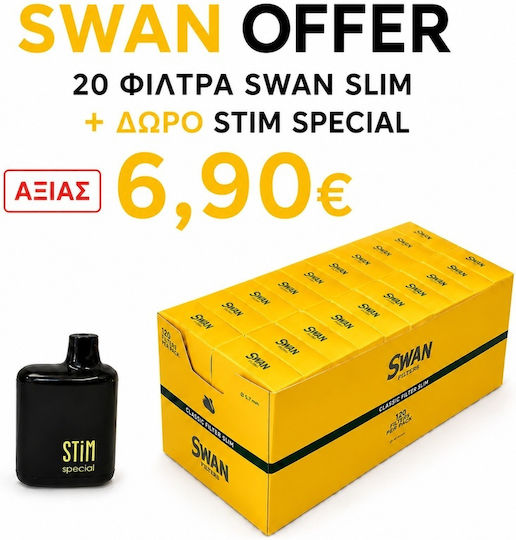 Swan Extra Slim 120 Filter Tips 20 Pieces