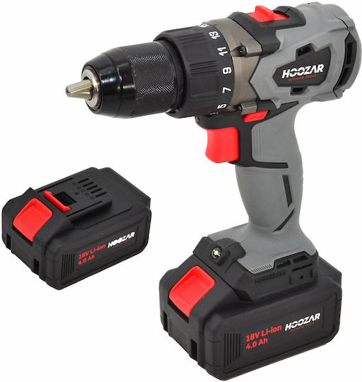 Hoozar AW06011 Акумулаторен безчетков винтоверт 18V 2x4Ah