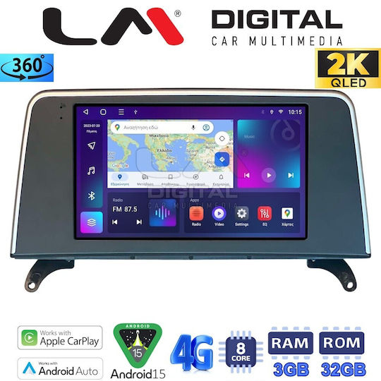 LM Digital Car Audio System for BMW X5 (E70) / X6 / X6 (E71) Bluetooth USB Wi-Fi GPS Apple CarPlay