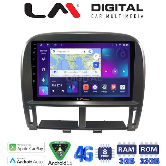 LM Digital Car Audio System for Lexus LS 2000 2006 Bluetooth USB Wi-Fi GPS Apple CarPlay Android Auto