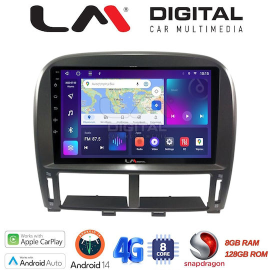 LM Digital Car Audio System for Lexus LS 2000 2006 Bluetooth USB Wi-Fi GPS Apple CarPlay Android Auto