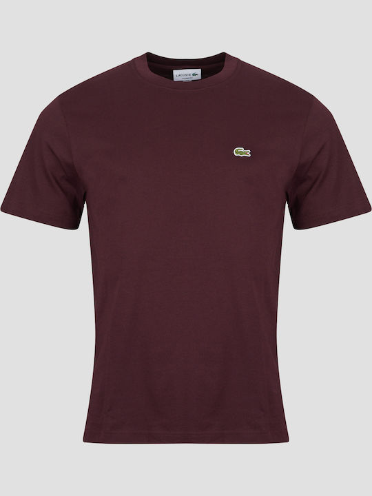 Lacoste Jersey T-shirt Μπορντό