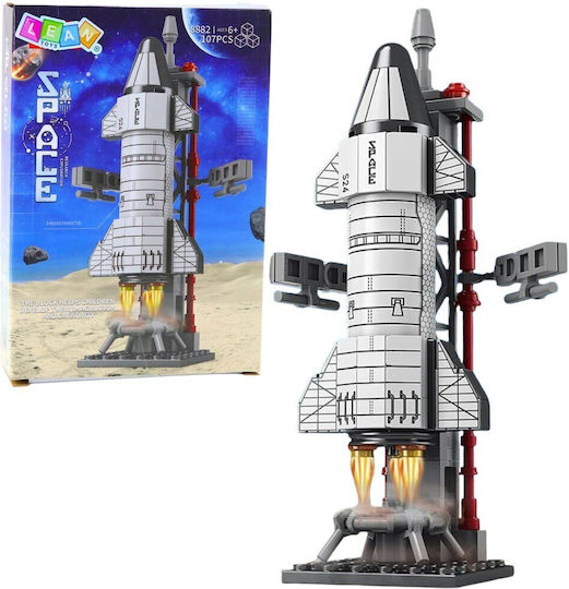 Lean Toys Τουβλάκια Space για 6+ Ετών 107τμχ