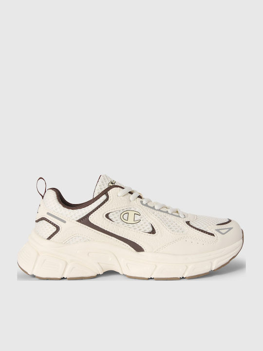 Champion Cut Γυναικεία Sneakers Natural / Choco...